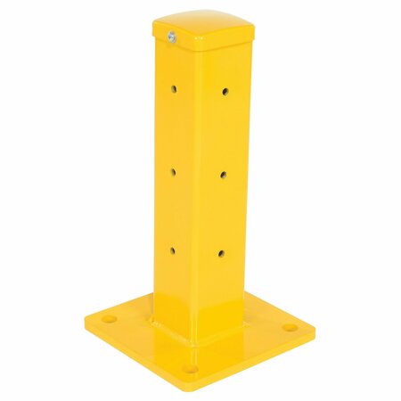 VESTIL Rigid Tube Post 18.875 In Bolt-On Style-Yellow GR-F2R-BO-TP18-YL